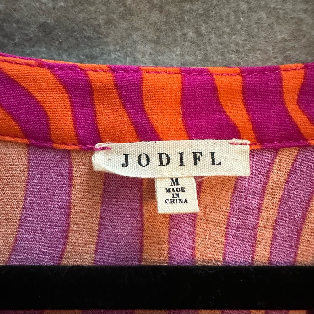 Jodifl Wild Journey Top pink orange size M - Picture 4 of 6